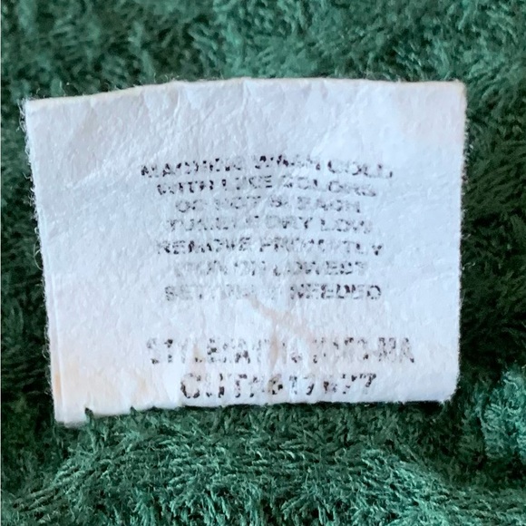 KIM & CAMI Hunter Green Waffle Mock Turtleneck - Picture 5 of 5